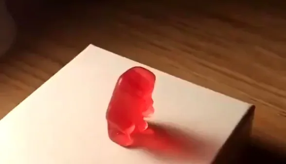 Carte meme Gummy Bear Challenge