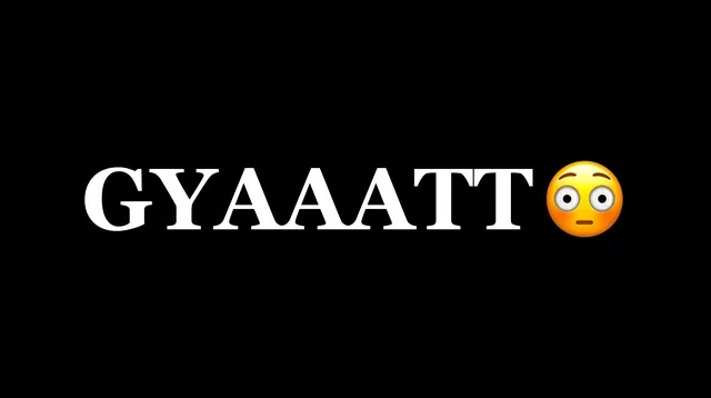 Gyatt meme card
