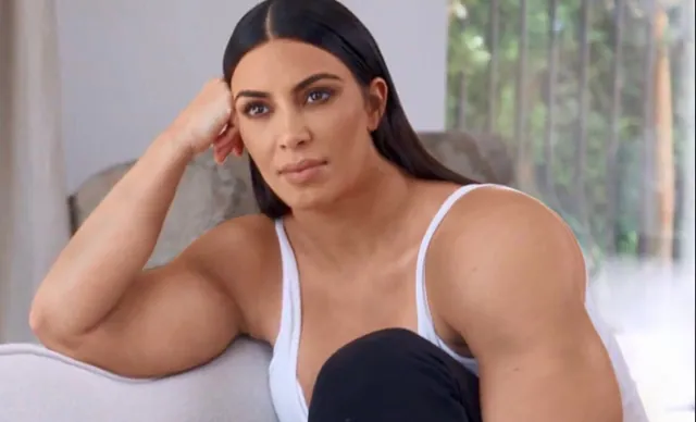 Gym Kardashian meme card