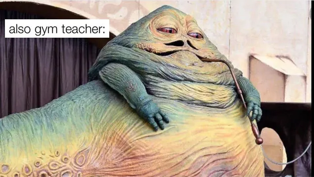 Carte meme Gym Teacher