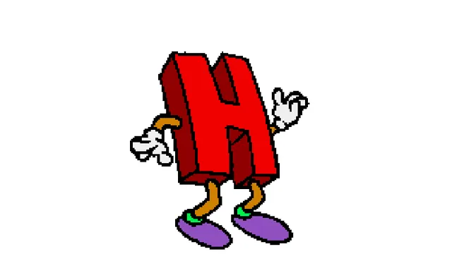 H (Alphabet) meme card