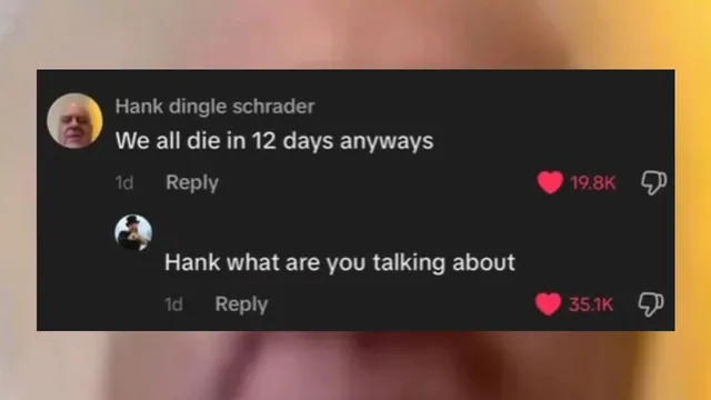 Carte meme Hank Dingle Schrader Prediction