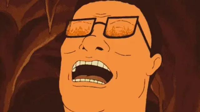Carte meme Hank Hill Evil Laugh