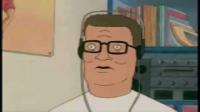 Carte meme Hank Hill Listens to X