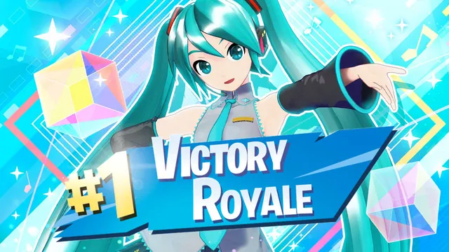 Hatsune Miku Fortnite Skin meme card