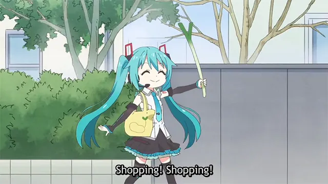 Hatsune Miku "O Kaimono O Kaimono" meme card