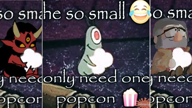 He So Small Only Need One Popcon meme card