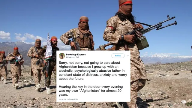 Hearing The Key In The Door Every Evening Was My Own "Afghanistan" meme card