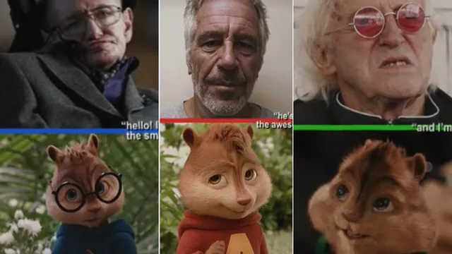 Hello, I'm Simon, He's Alvin and I'm Theodore meme card