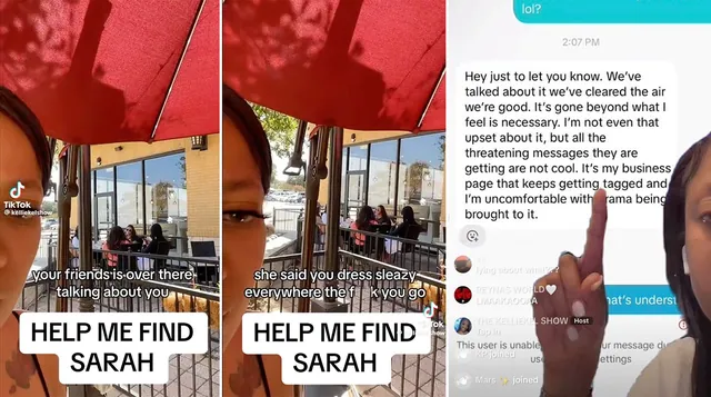 "Help Me Find Sarah" Brunch Gossip TikTok meme card