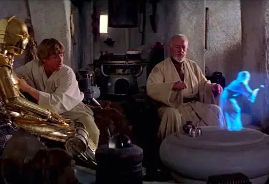 Carte meme Help Me, Obi-Wan Kenobi. You’re My Only Hope