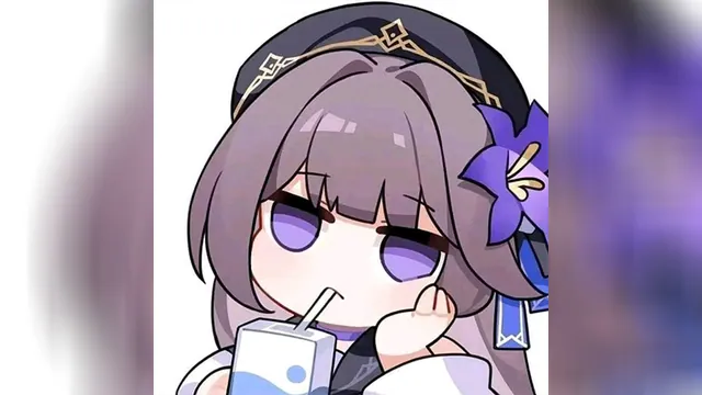 Carte meme Herta Drinking Milk Redraws