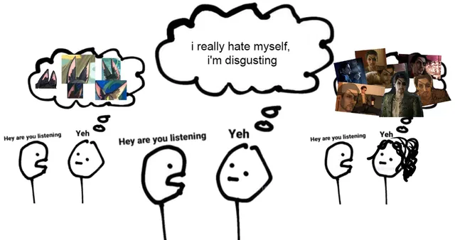Hey Are You Listening / Yeh meme card
