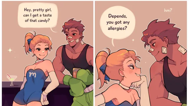 Carte meme Hey Pretty Girl Can I Get a Taste of That Candy / I Come With Nuts