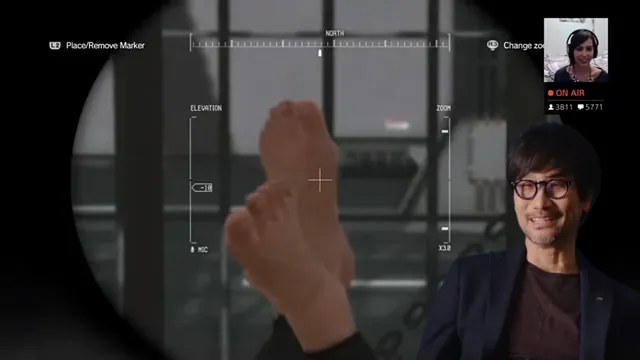 Carte meme Hideo Kojima Feet Scans / Foot Fetish
