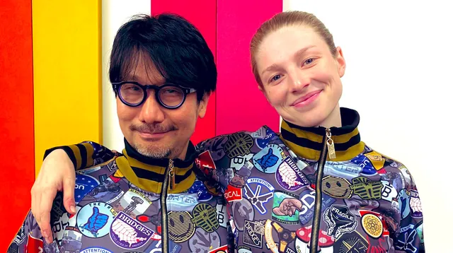 Hideo Kojima Reposting Hunter Schafer meme card