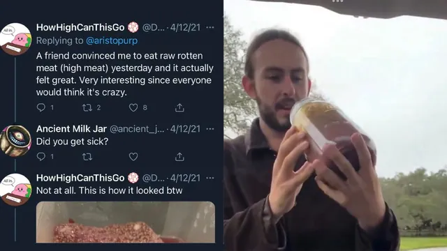 High Meat Trend meme card