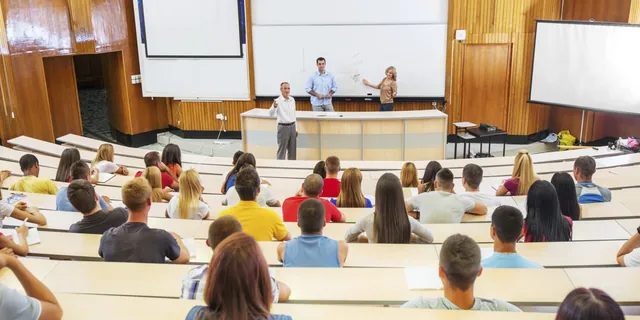 High School Teacher vs. College Professor meme card