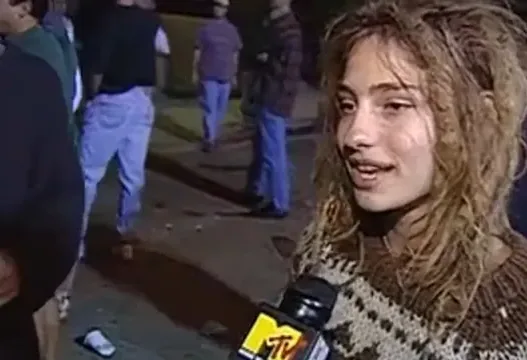 Hippie Chick Interviewed at a Phish Show meme card