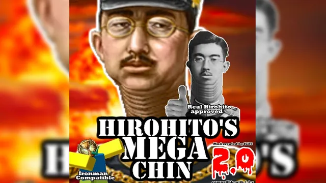 Hirohito's Mega Chin meme card