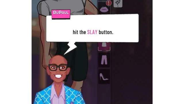 Hit The Slay Button meme card