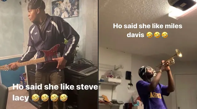 Ho Said She Like Steve Lacy meme card