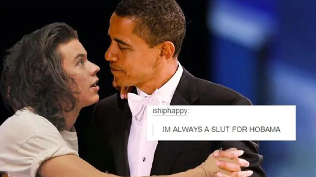 Carte meme Hobama / Harry Styles and Barack Obama Fanfiction
