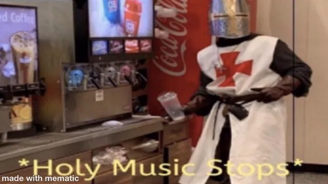 Holy Music Stops meme card