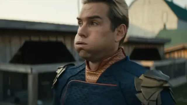 Carte meme Homelander Blowing