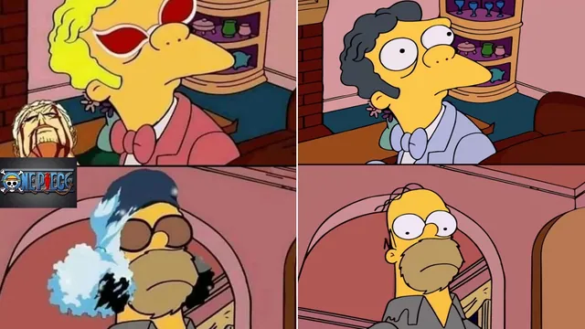 Homer Staring At Moe meme card