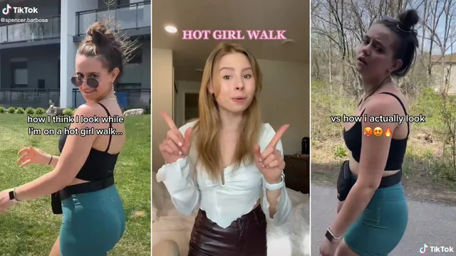 Carte meme Hot Girl Walk