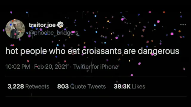 Carte meme Hot People Who Eat Croissants Are Dangerous