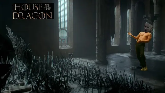 House of the Dragon meme card