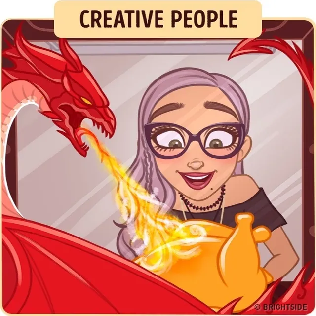 How Creative People See the World meme card