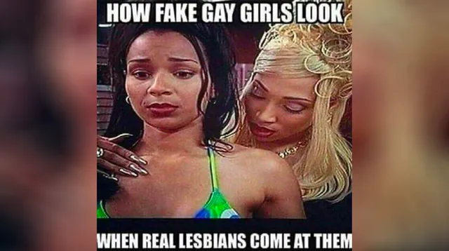 How Fake X Look When Real Y Come At Them meme card