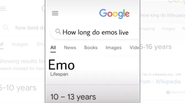 Carte meme How Long Do Emos Live / How Long Do Short People Live