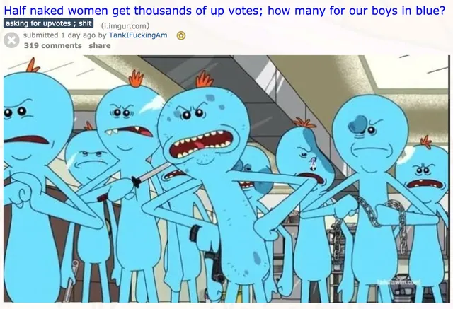 Carte meme How Many Upvotes For Our Boys In Blue?