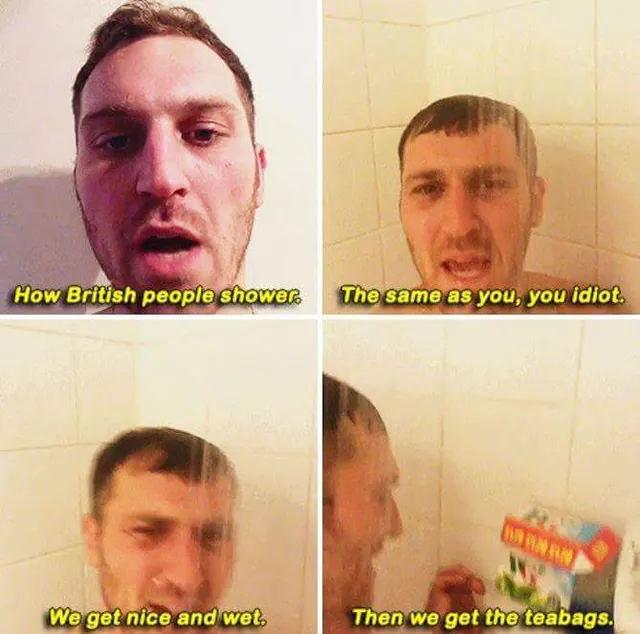 Carte meme How People Shower