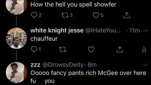 Carte meme How the Hell You Spell Chauffeur / Fancy Pants Rich McGee