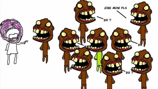 Huahuehuahue meme card