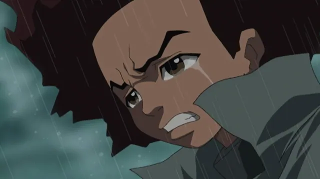 Huey Crying meme card