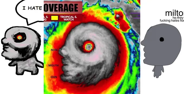 Carte meme Hurricane Milton’s Face
