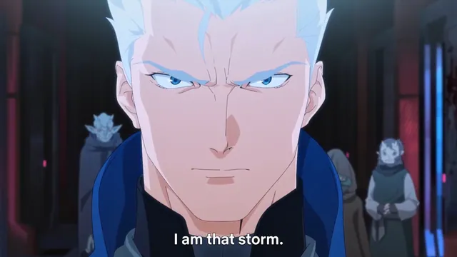 "I Am That Storm" / Cue Needle Drop meme card