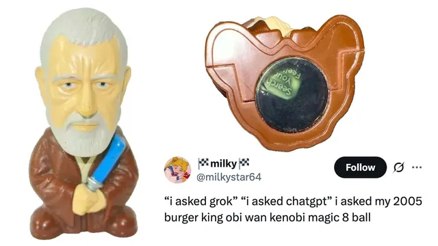 Carte meme I Asked ChatGPT, I Asked Grok, I Asked X