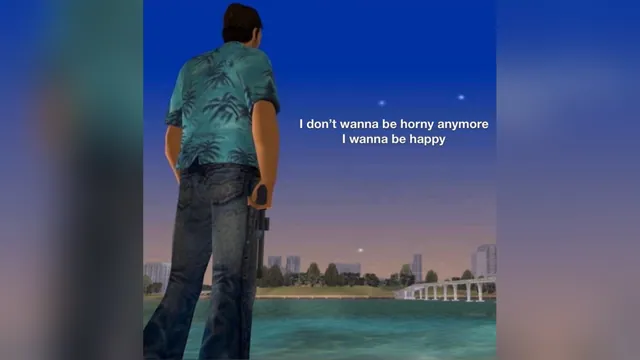 I Don't Wanna Be Horny Anymore, I Wanna Be Happy meme card