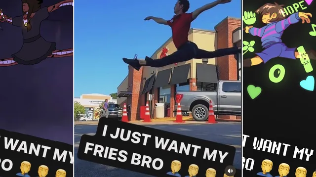 Carte meme I Just Want My Fries Bro 🤦‍♂️🤦‍♂️🤦‍♂️🤦‍♂️