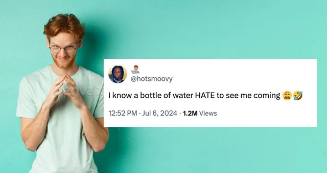 Carte meme I Know A Bottle Of Water Hate To See Me Coming