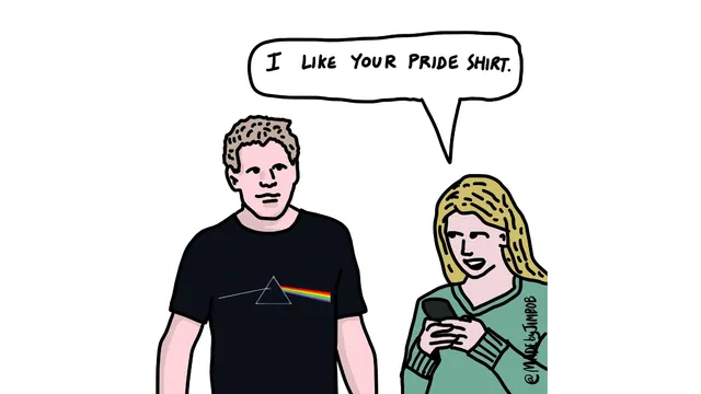 I Like Your Pride Shirt meme card