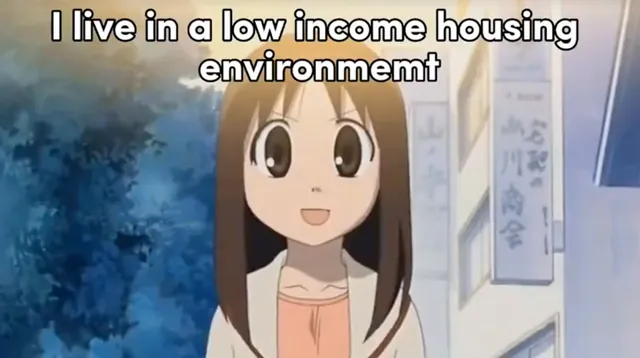 I Live In a Low Income Housing Environment That Goes by the Government Name of S... meme card