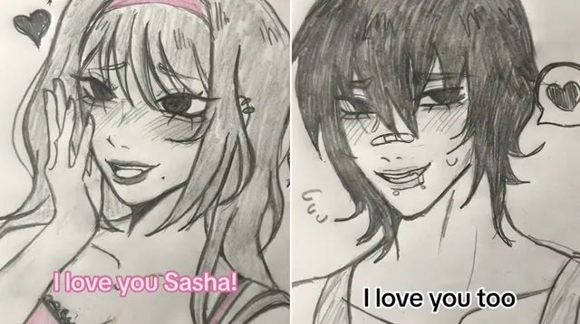 I Love You Sasha meme card